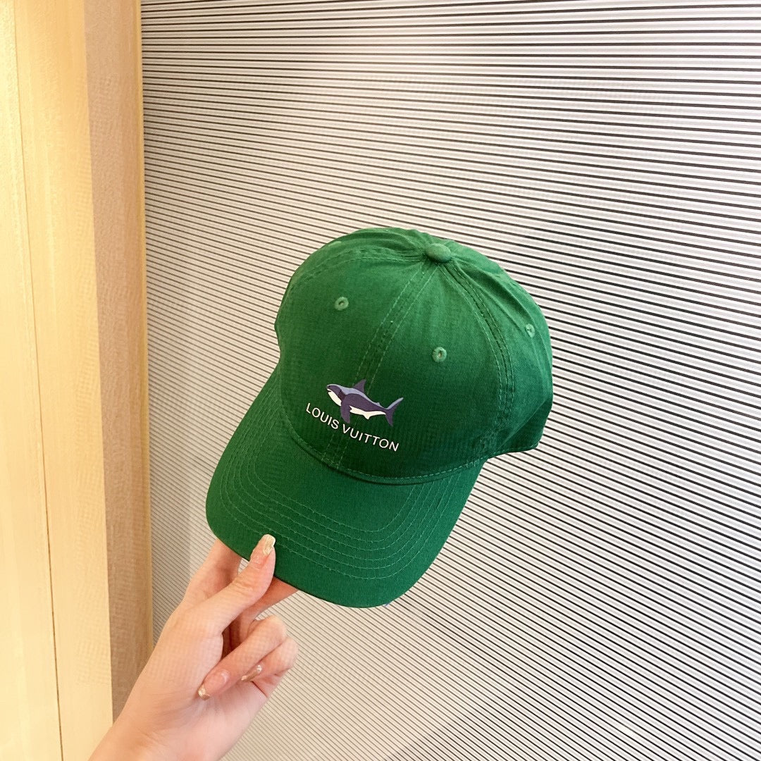 路L家-新款鯊魚圖案 棒球帽 多色