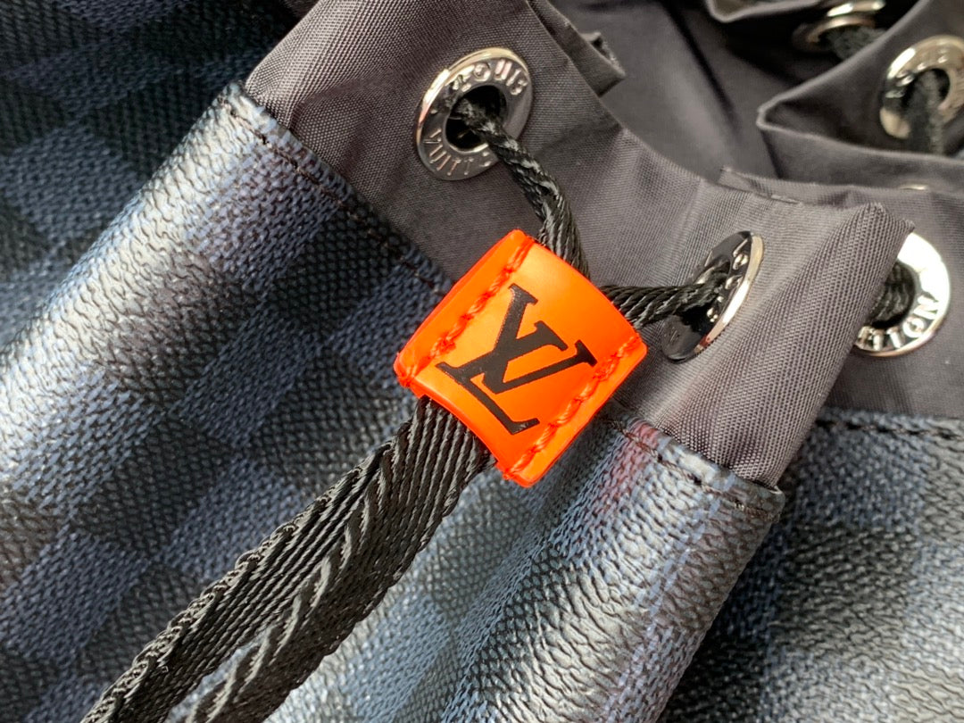 N40170 路L家-Damier Cobalt 抽繩雙肩包