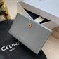 Celine 粒面牛皮風琴卡包
