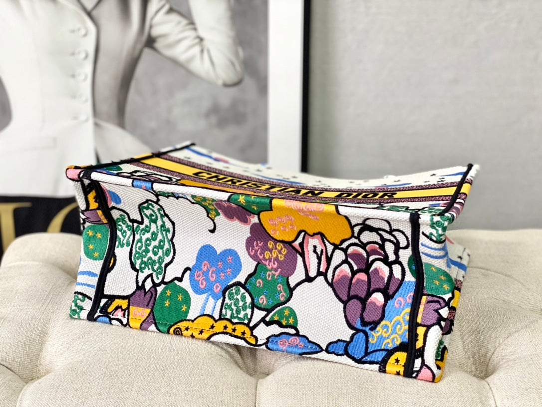 迪D家 Book Tote-中號36.5cm-白天空