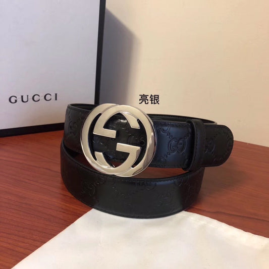 古G家-皮帶-4.0cm-男款