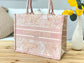 Dior Book Tote-小號36.5cm-粉色老虎