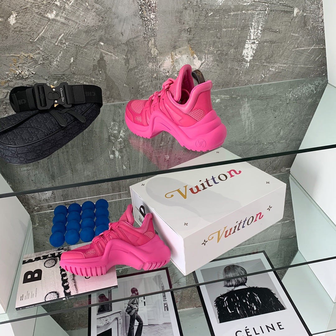 LV鞋-LV老爹鞋（粉色）
