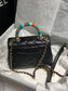 Chanel mini coco handle彩虹包-黑色