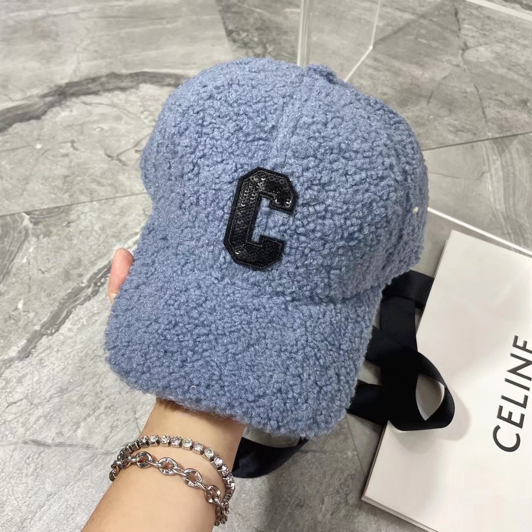 賽C家-多色羊羔毛棒球帽