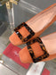 Roger Vivier Belle玳瑁扣方頭鞋