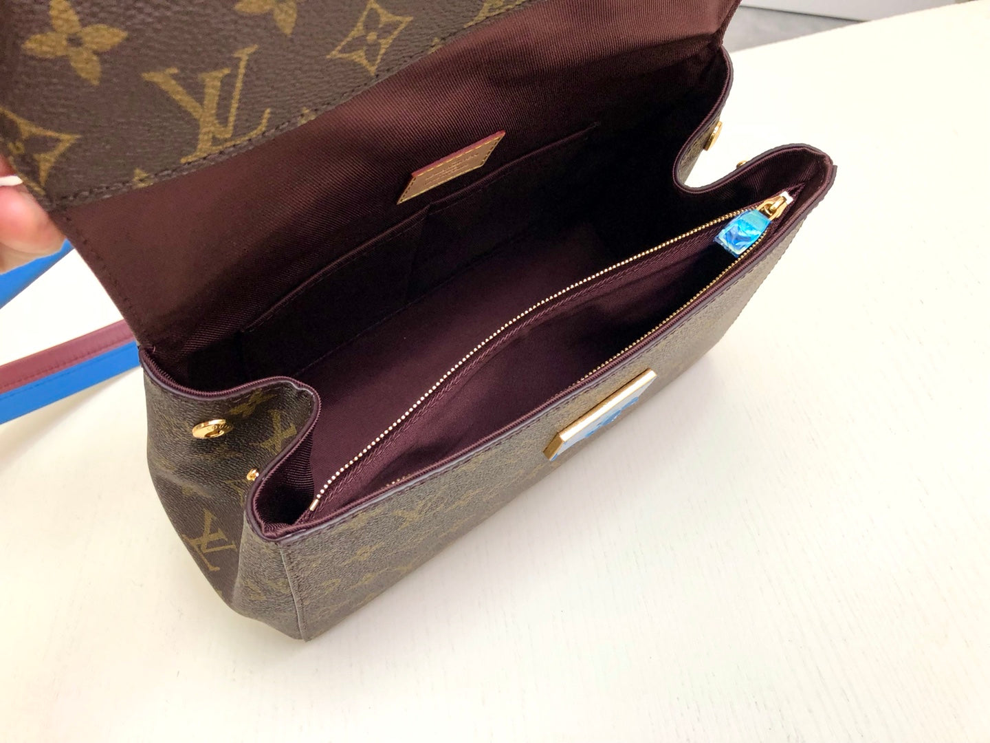 M42738 路L家-Monogram 秋冬新款 Cluny手袋 藍色