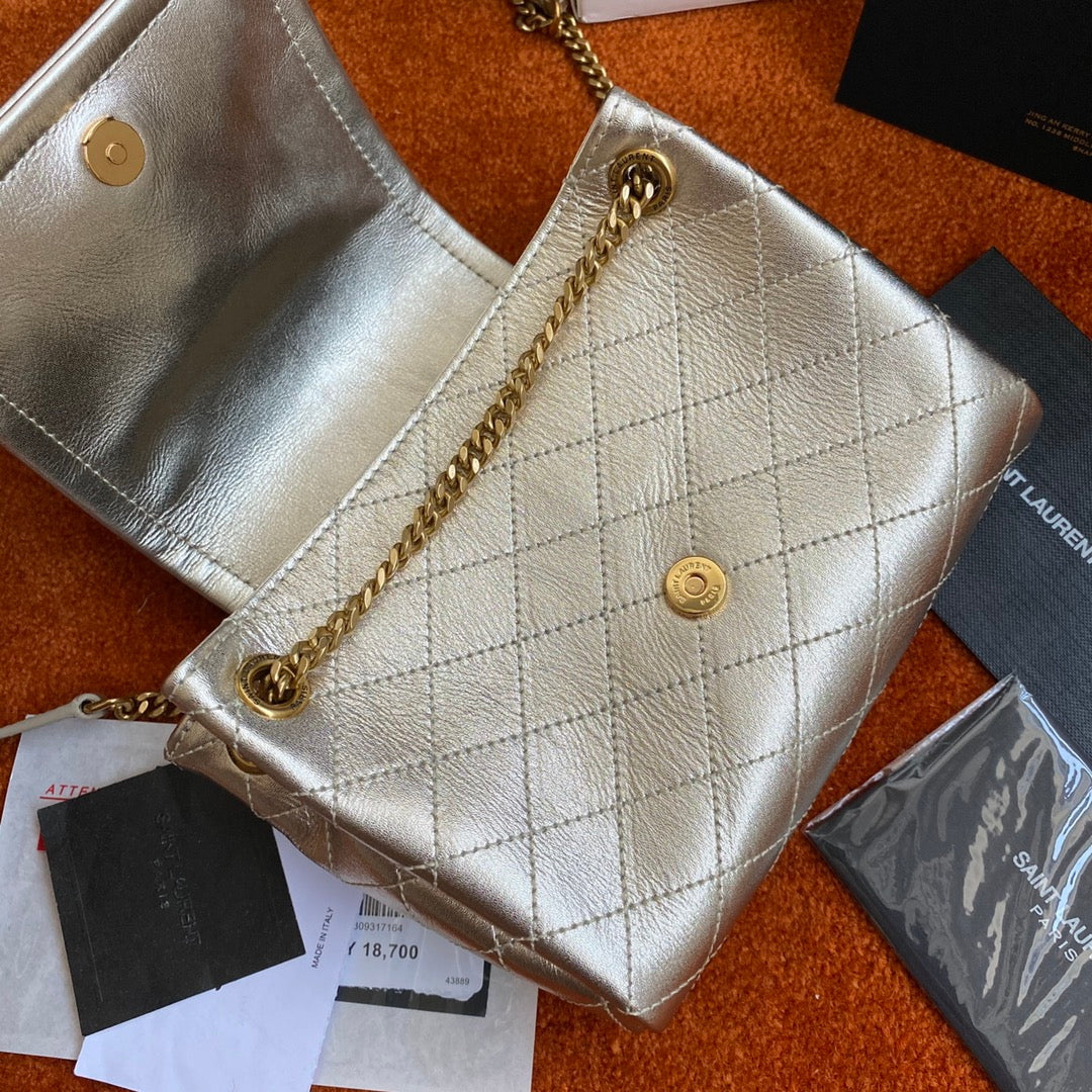 聖Y羅-Monogram Mini Nolita-復古菱格紋翻蓋包