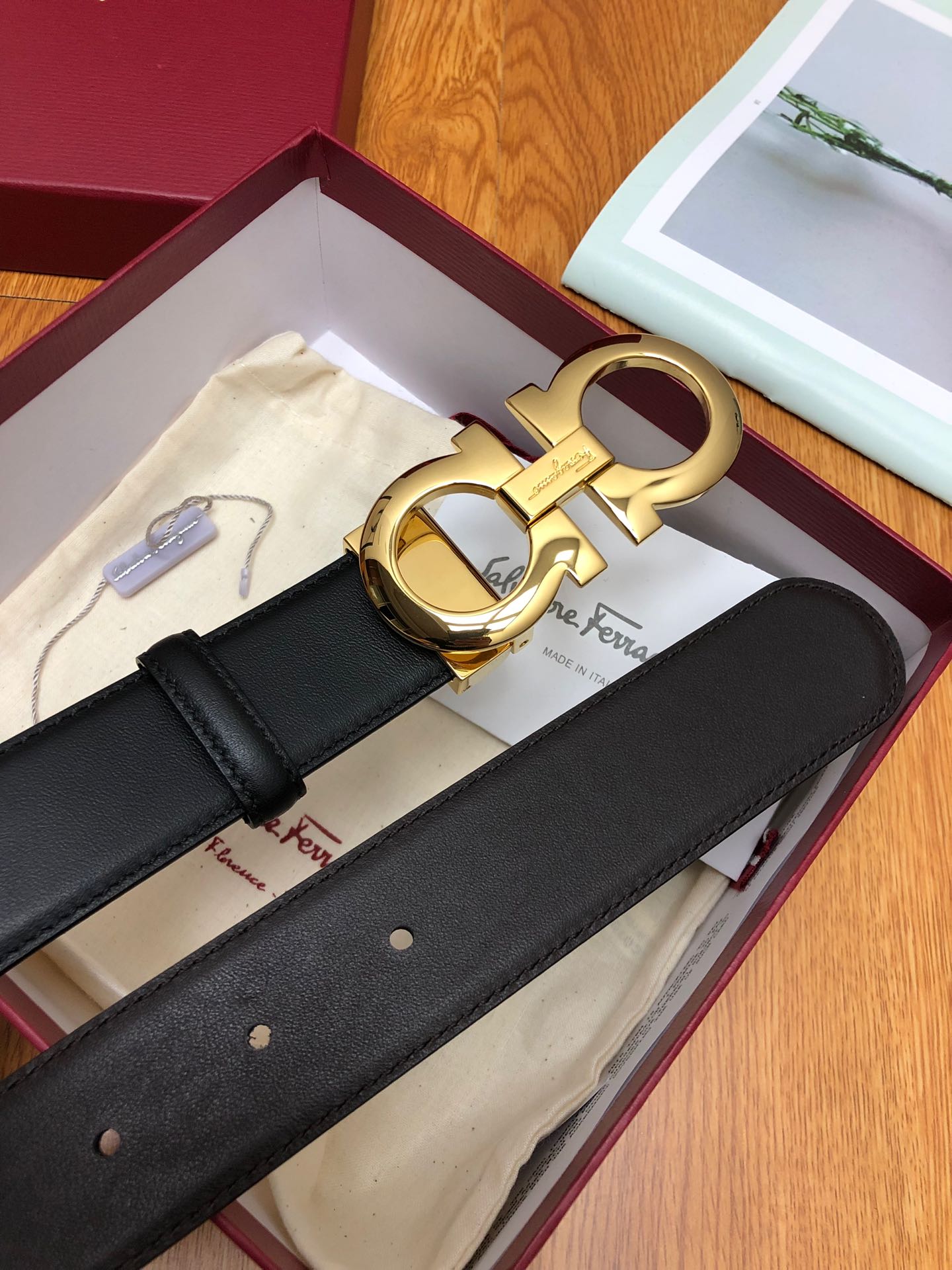 SF菲拉格-皮帶-3.5cm-男款