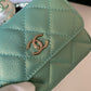 CHANEL 珍珠鏈條零錢包！