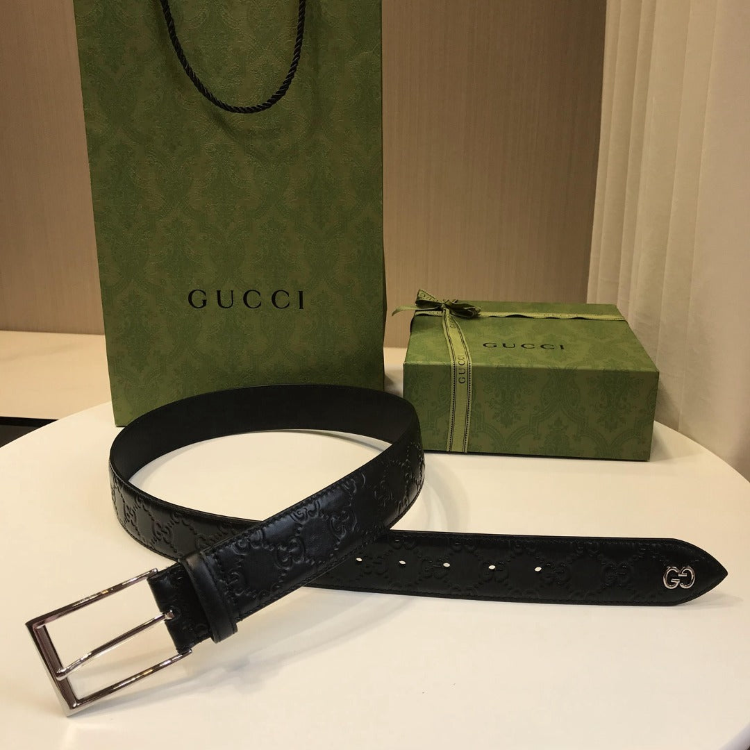 古G家-皮帶-4.0cm-男款