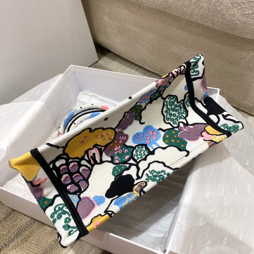 迪D家 Book Tote-小號26.5cm-白天空