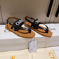 Chloe鞋-Chloe Woody Logo 涼鞋（黑）