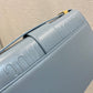 Dior 蒙田 30 Montaigne系列-24cm-珐瑯扣-馬卡龍藍