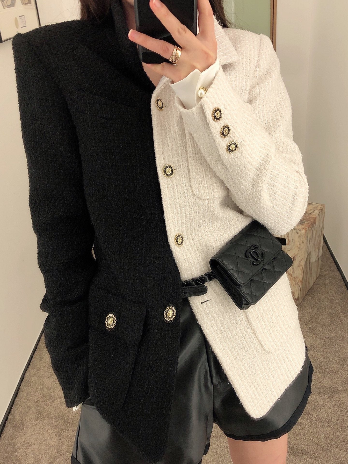 Chanel 黑色卡包