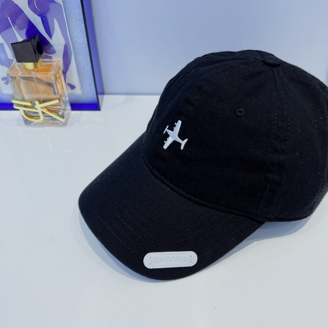 小香家-刺繡飛機LOGO棒球帽 4色