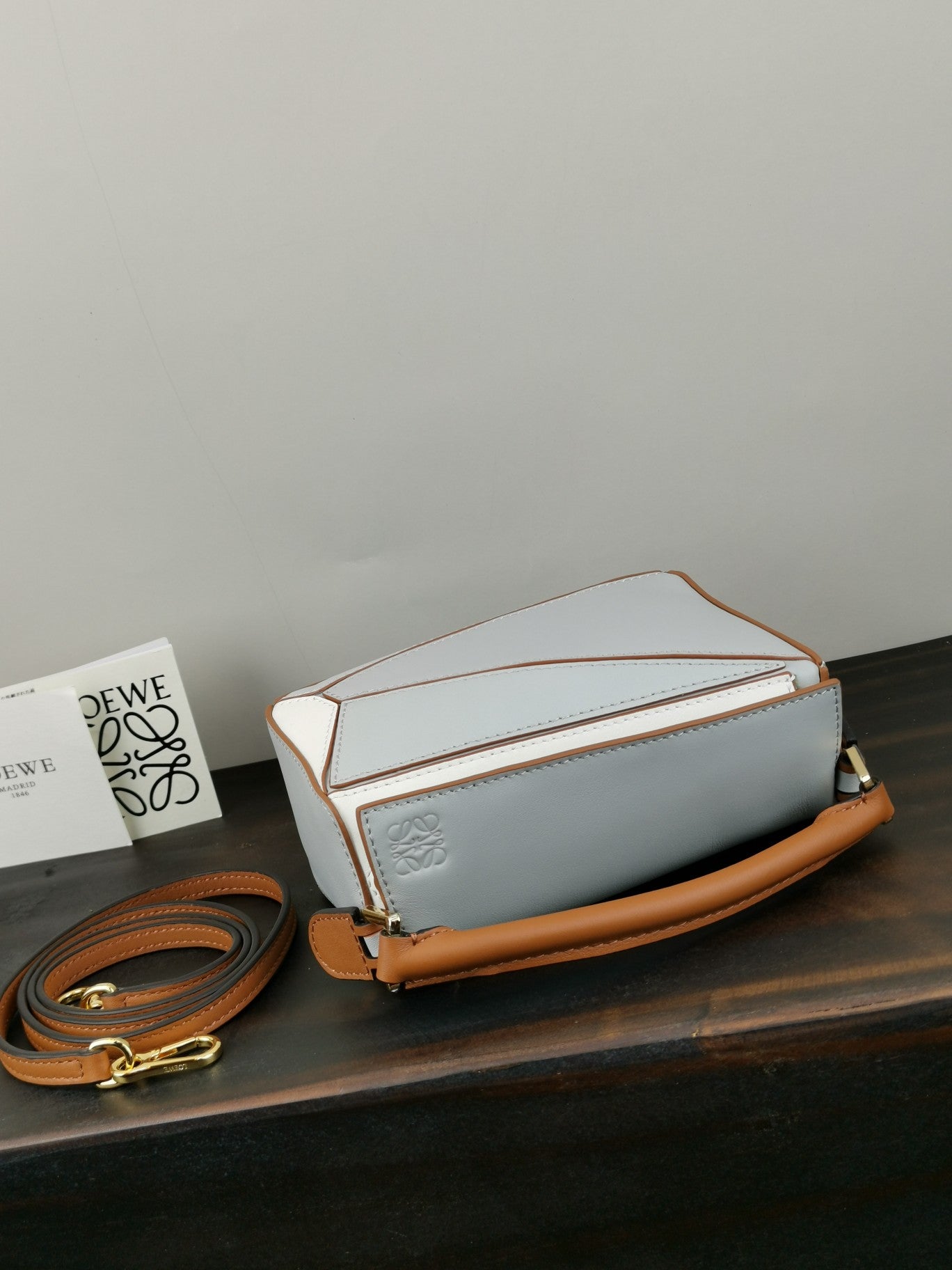 羅L威-Puzzle bag mini 小牛皮