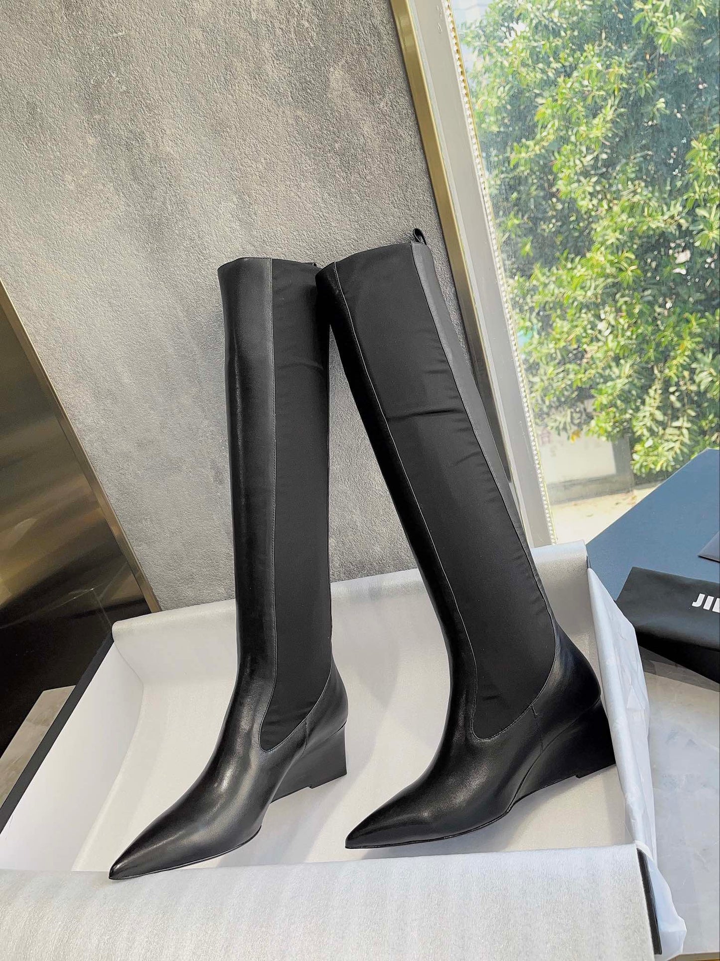Jil sander-2022早春新款 尖頭長靴