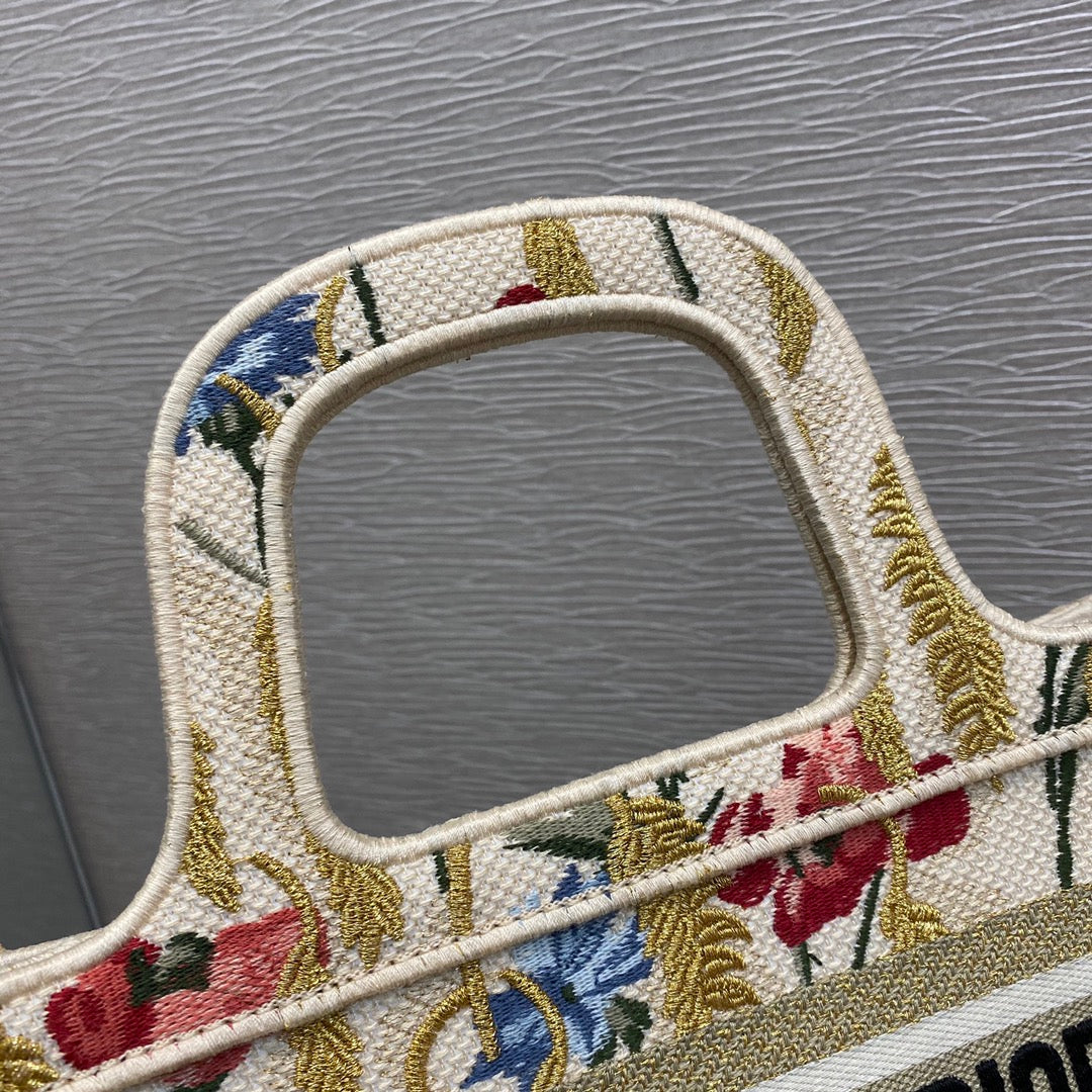 Dior Book Tote-Mini 23cm-新年限定花卉
