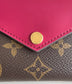 LV M62932 子紅色老花 Pallas 三折短夾