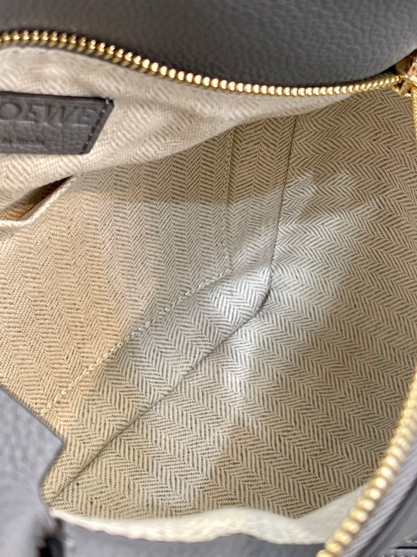 羅L威-Puzzle bag 小牛皮-荔枝皮青灰色