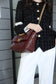 Chanel 19Bag-中號深棗紅