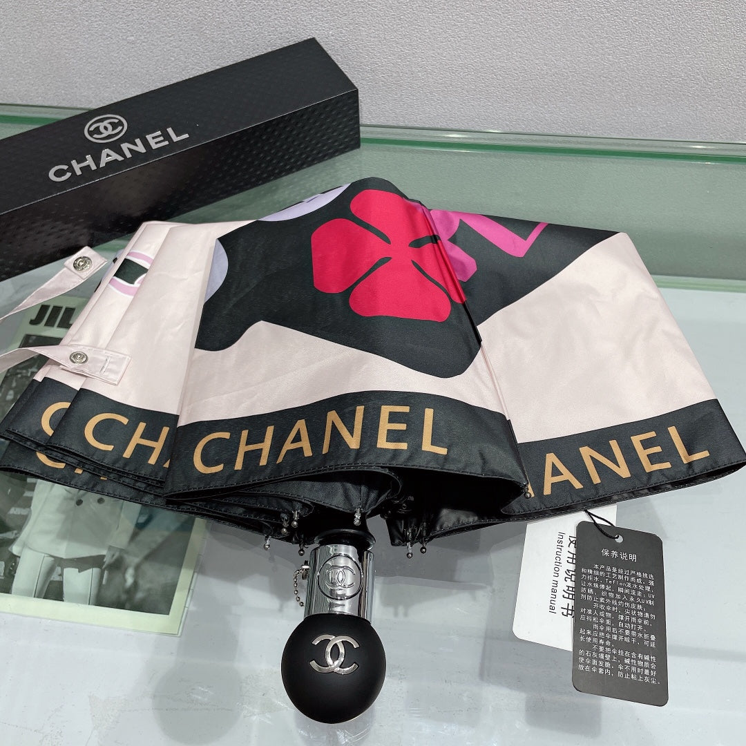 CHANEL-雨傘-白色