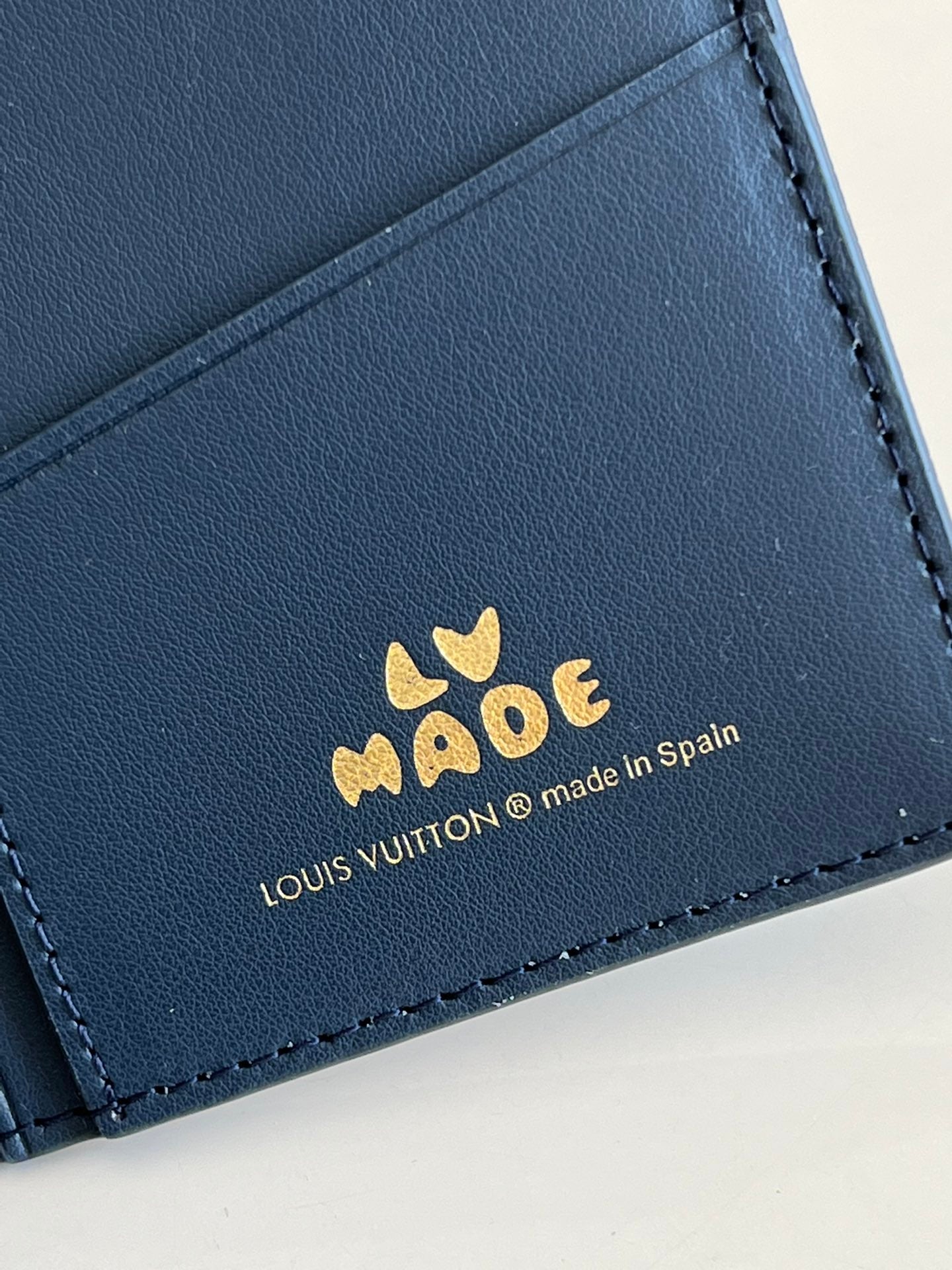 LV M66540 牛仔藍長夾