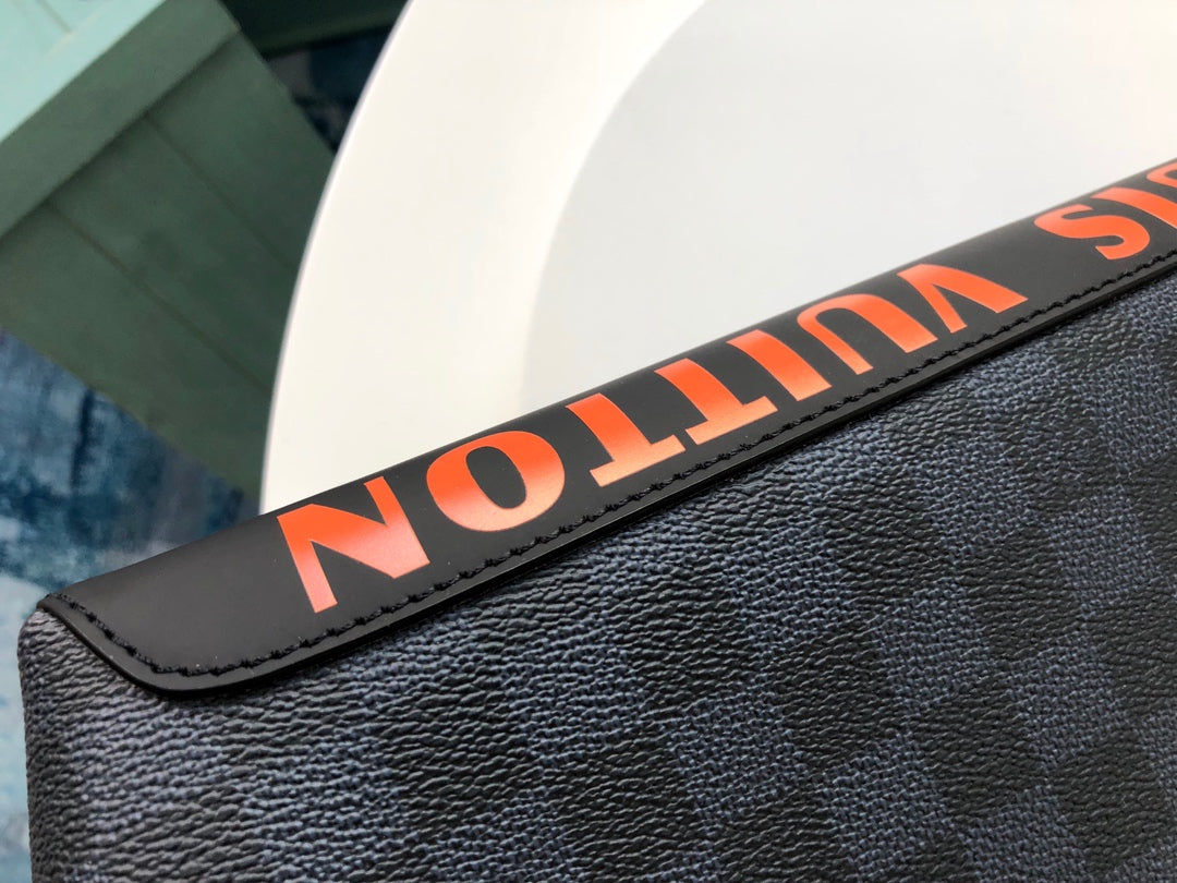 Lou-Damier Cobalt 郵差包