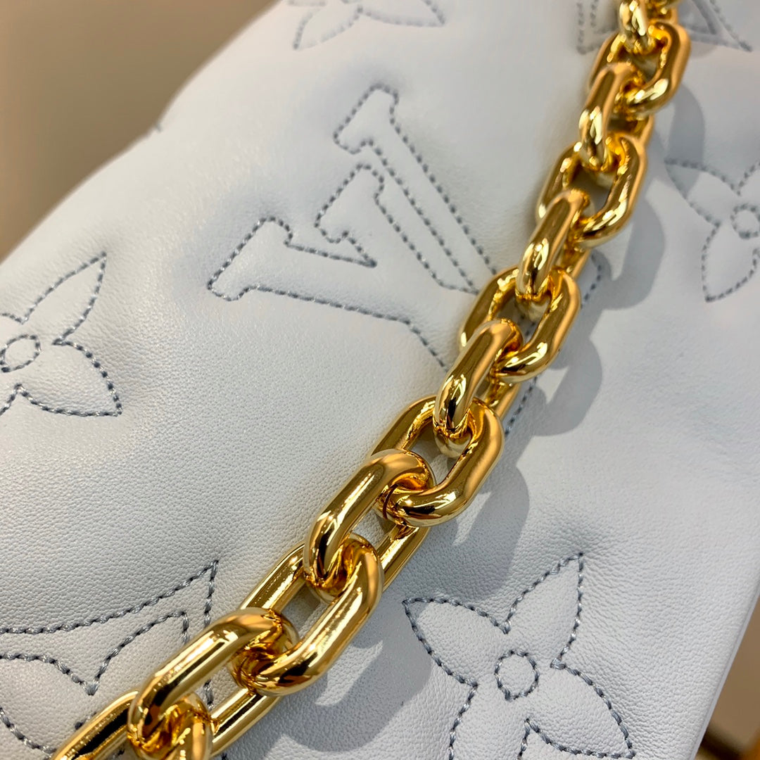 M81399 路L家-Wallet on Strap 手袋 鏈條包 淺藍色