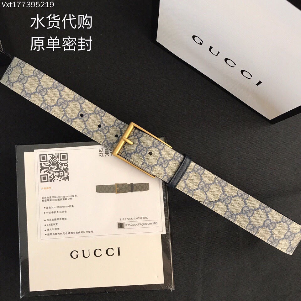 古G家-皮帶-3.8cm