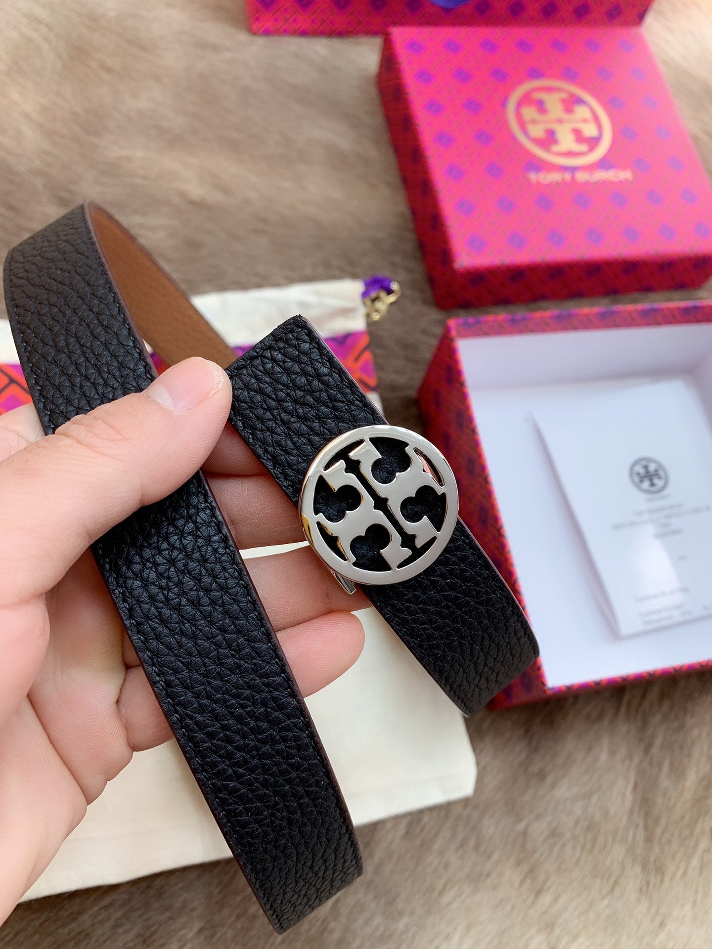 TORY BURCH-皮帶-2.5cm