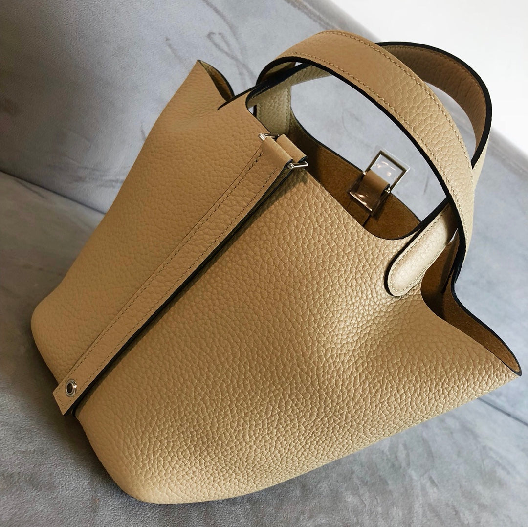 Hermes Picotin 18-TC-風衣灰-銀扣