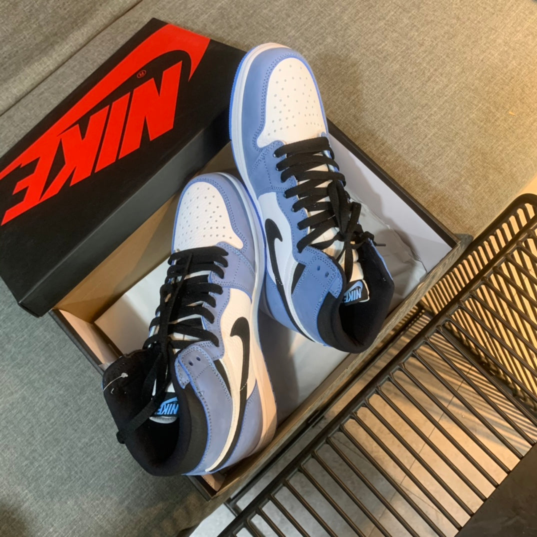 N1K-Air Jordan 1 中筒板鞋 休閒鞋 大學藍