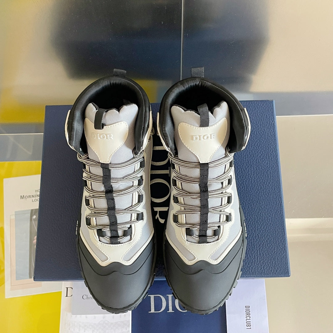 迪D家-Diorizon系列 高筒運動鞋 男女同款 黑灰色