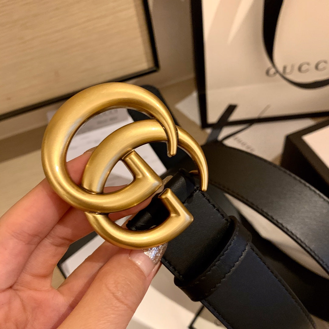 古G家-皮帶-3.5cm-男款