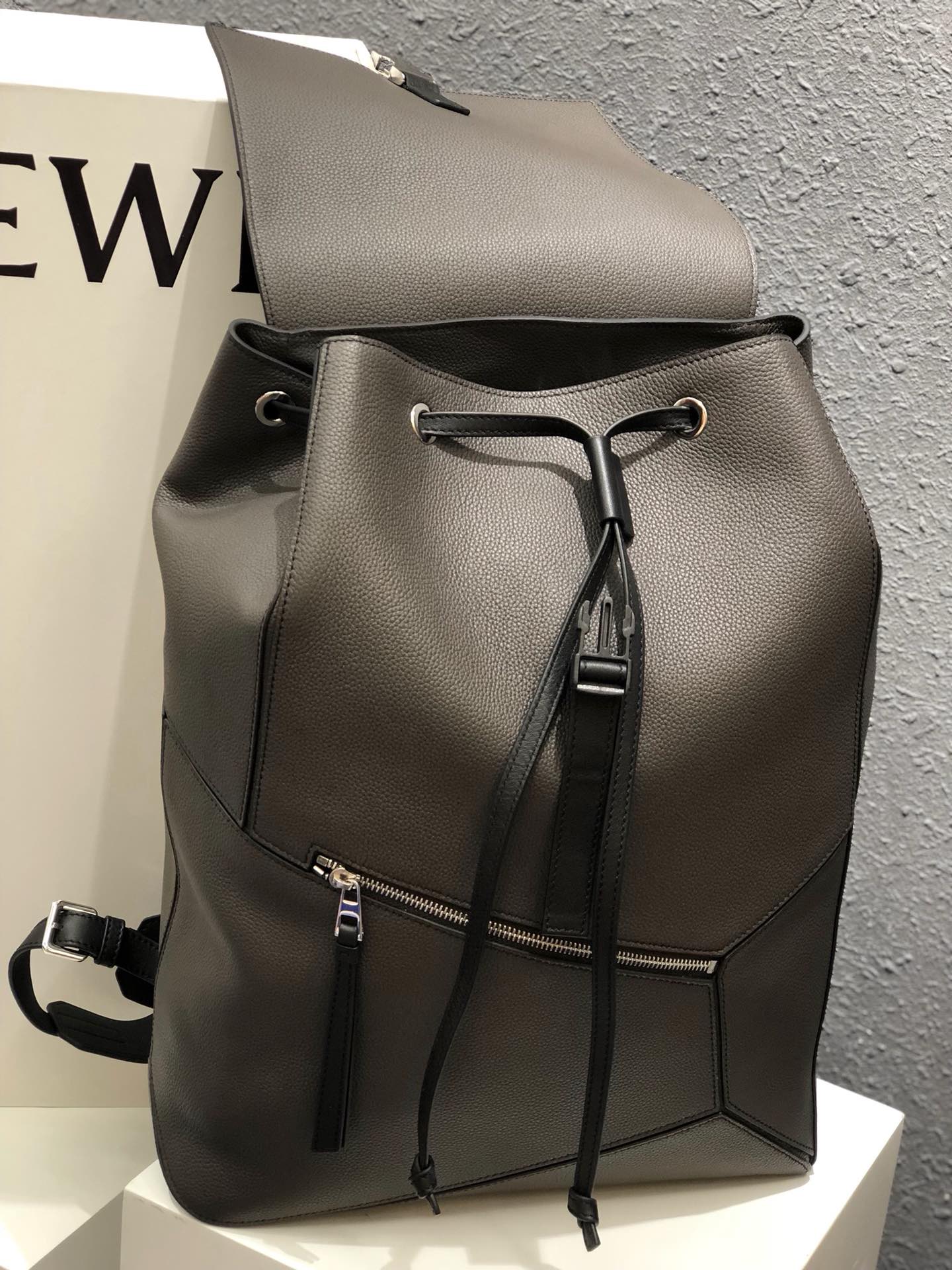 Loe-Puzzle Backpack 後背包 黑色