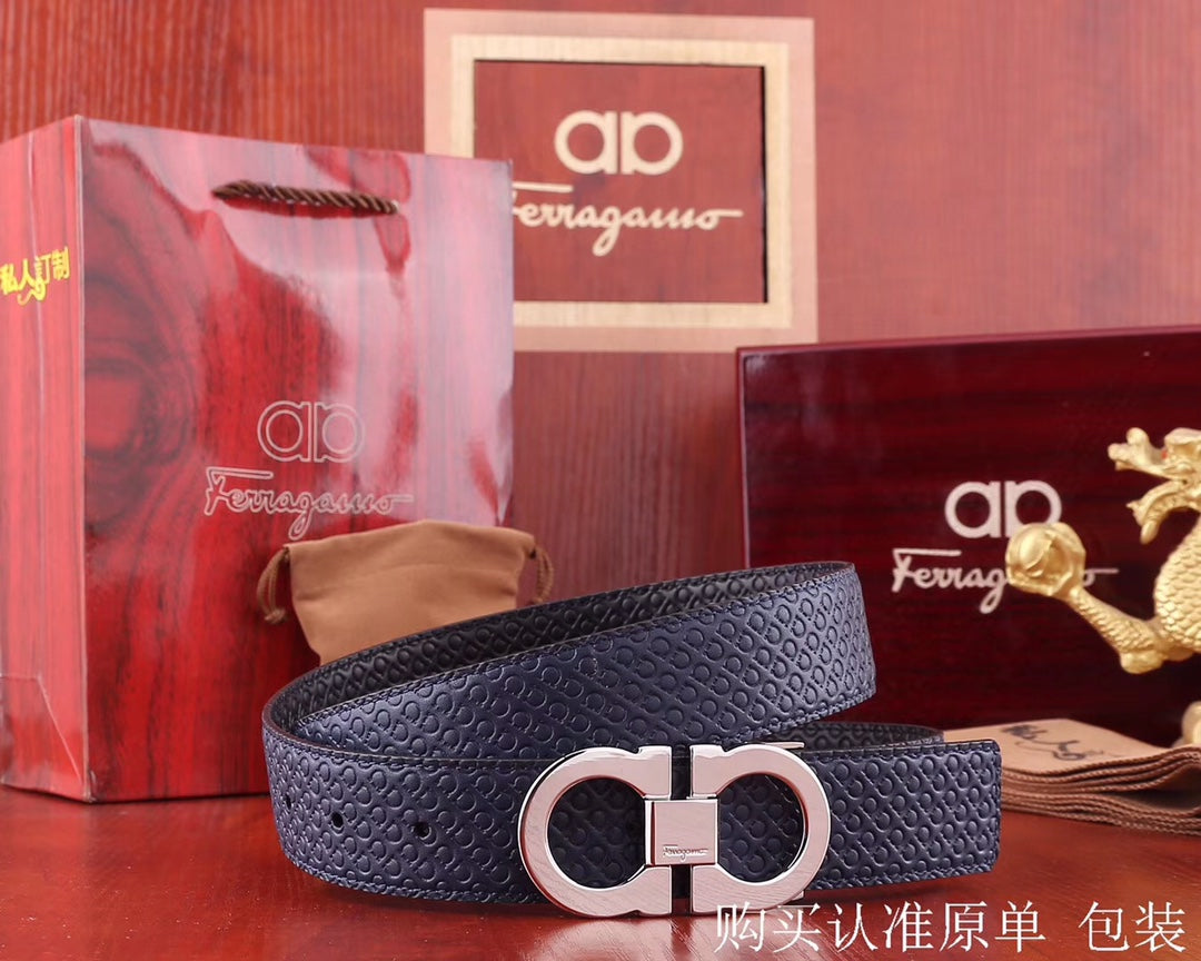 SF菲拉格-皮帶-3.4cm-男款