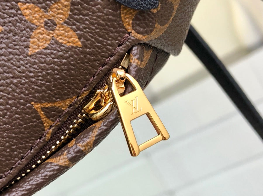 R99520 路L家-MONOGRAM BACKPACK MINI 雙肩包