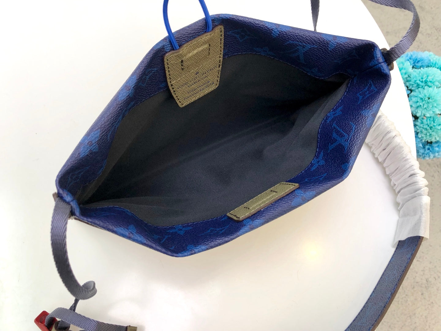 Lou-SMALL POUCH 手拿包 肩背包 老花咖色