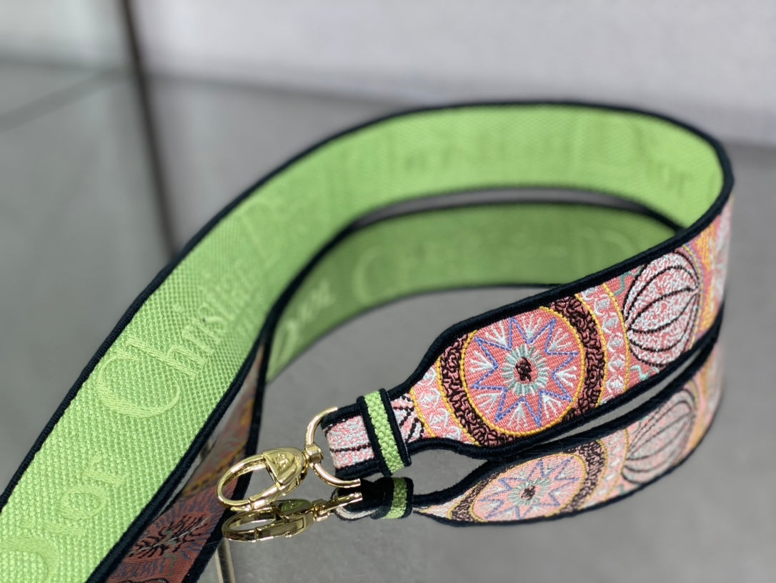 Dior Lady D-Lite手袋-24cm-多色花朵