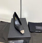 聖Y羅-2022早春新款 金屬小方頭高跟鞋 6cm