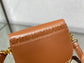Dior Bobby-小號18cm-棕色牛皮