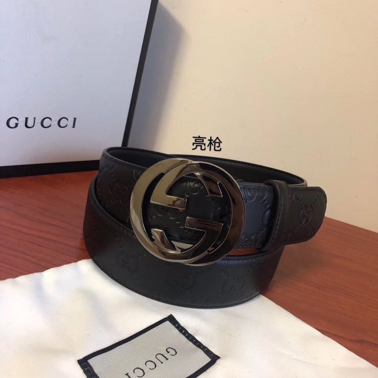 古G家-皮帶-4.0cm-男款
