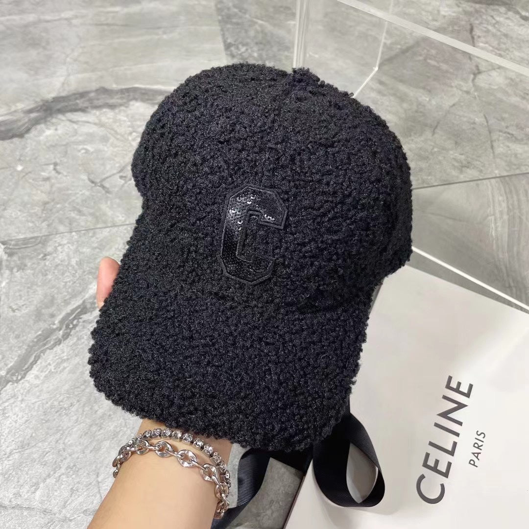 賽C家-多色羊羔毛棒球帽