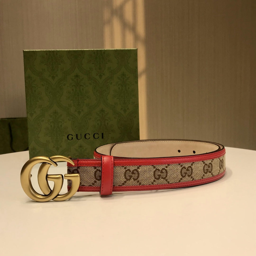 古G家-紅色皮帶-3.0cm