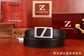 ERMENEGILDO ZEGNA-皮帶-3.4cm-男款