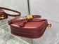 Dior Bobby-中號22cm-酒紅色牛皮