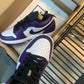 N1K-Air Jordan 1 Low 板鞋 休閒鞋 紫色