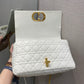 Dior Caro 大號28cm-白色小牛皮